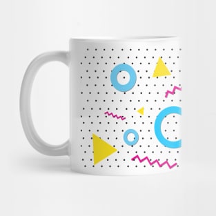 90s Pop art geometric dots fun pattern Mug